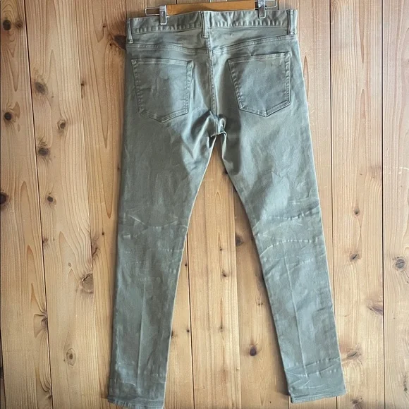 John Elliott Men's Cast Denim Jeans Button Fly Slim Fit Stretch 34 - Picture 5 of 5